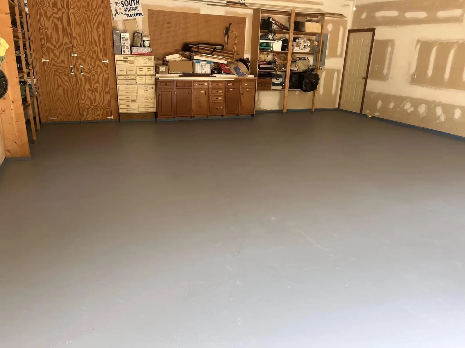 Repaired Garage Driveway